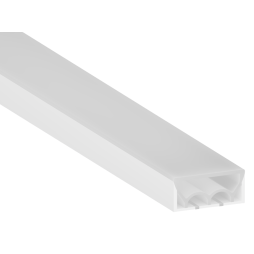 Силіконовий профіль для світлодіодної стрічки 25х50 1 метр накладний СП-22 IP67 з ниткою (100м в бабіні) LEDUA