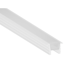 Силіконовий профіль для світлодіодної стрічки 14х20 1 метр врізний СП-23 IP67 без нитки (100м в бабіні) LEDUA