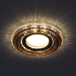 Вбудований світильник Feron CD877 під лампу з підсвіткою прозорий