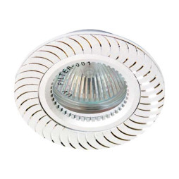 Встраиваемый светильник Feron GS-M392 под лампу серебро