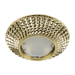 Встраиваемый светильник Feron CD003 под лампу золото