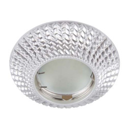 Встраиваемый светильник Feron CD003 под лампу серебро