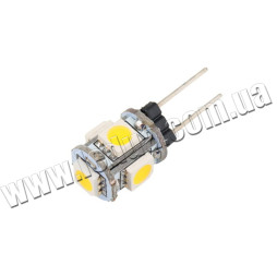 Світлодіодна лампа G4 5led 1W 12V 7000к LM244 Лємансо
