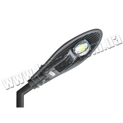 Консольний світильник "Бета" 50W 6500LM 85-265V захист від грози 4KV чорний / CAB63-50 Лємансо