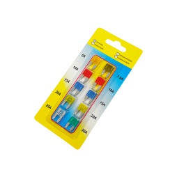 Набір автомобільних запобіжників S 10штук (цинк) блістер LM2649 Лємансо