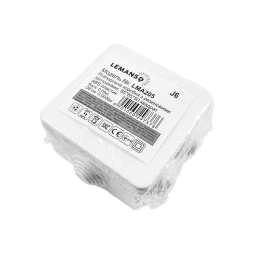 Розподільча коробка з гумовими заглушками 85*85*50 квадрат LMA205 Лємансо