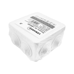 Розподільча коробка з гумовими заглушками 85*85*50 квадрат LMA205 Лємансо