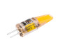 Світлодіодна лампа G4-12V- силікон-3,5W-3000K cob1505