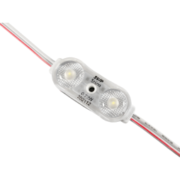 Світлодіодні модулі 2835-2smd 12V 0,72ватт IP67 з лінзою білий 5 років гарантії LEDUA