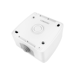 Выключатель 1-клавишный Lemanso Немо IP54 Серый (LMR2401)