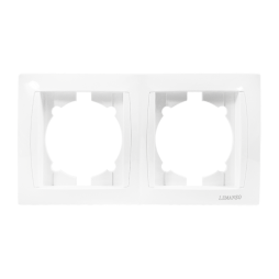 Рамка 2-а Сакура біла вертикальна LMR1032 Лємансо