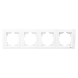 Рамка 4-а Сакура біла вертикальна LMR1034  Лємансо