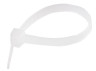 Стяжка кабельная белая 2,5х100 мм