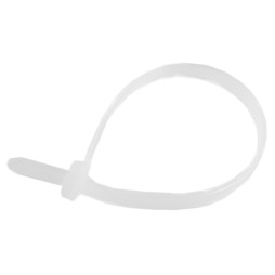 Стяжка кабельная белая 2,5х150 мм