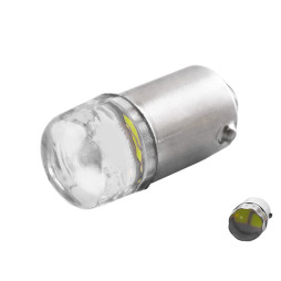 Світлодіодна авто лампа BA9S-3030-2smd зелений 24V LEDUA