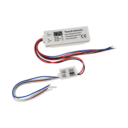 Сенсорний вимикач для дзеркал LB-05, 2 клавіши, 1*65W, Defogge, dimmer, DC12-24V + РЕЛЕ 220V