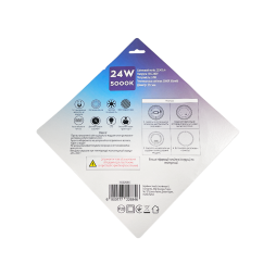 Ремкомплект для світильника круг 24W 185-240V 232х232мм, 5000К (1022684)