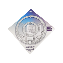 Ремкомплект для світильника круг 48W 185-240V 306х306мм, 5000К (1022686)