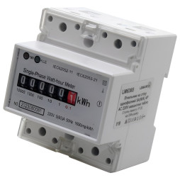 Лічильник Lemanso LM6365 однофазний 5А(60А) механічне табло 230V