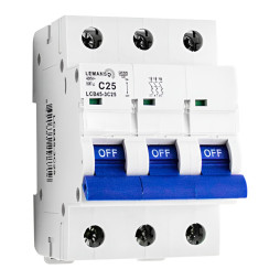 MCB Lemanso 4.5KA (тип С) 3п 50A  LCB45