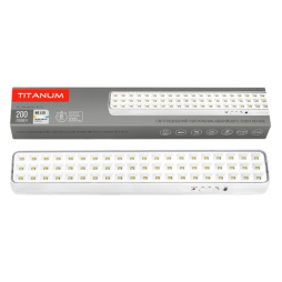 Світильник акумуляторні аварійний TITANUM 60LED 6500K 230V (TL-EM1108)