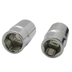 Ключ колісний телескоп. (обгумований) 17x19, 21x23мм 40CR LEMANSO LTL90006