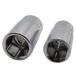 Ключ колесний телескоп. (обгумований)) 17x19, 21x23мм CRV LEMANSO LTL90008