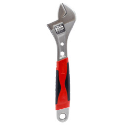 Ключ розвідний 12"/300мм з обгумованою рукояткою LEMANSO LTL90019