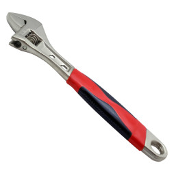 Ключ розвідний 12"/300мм з обгумованою рукояткою LEMANSO LTL90019