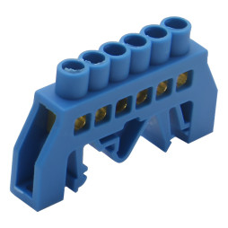 Соединительная шина 6*9 6ways Lemanso синяя / LMA071