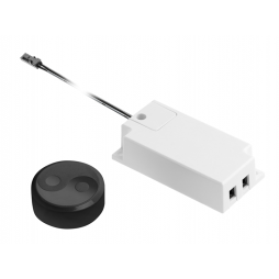 Сенсорний вимикач CCT бездротовий 12V 60W Чорний (А) GTV