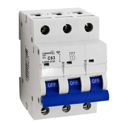 MCB Lemanso 6.0KA (тип С) 3п 50A LCB60