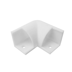 АЛ-06 угловой коннектор белый LEDUA (3Д печать)