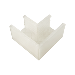 Коннектор угловой для ал-04-1 натуральный цвет LEDUA (3Д печать)