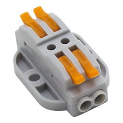 Клема (2+2) двостороння Lemanso / LMA2612 (кріплення під болти)