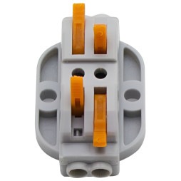 Клема (2+2) двостороння Lemanso / LMA2612 (кріплення під болти)