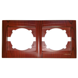 Рамка 2-я LEMANSO Сакура вишня горизонтальная LMR1511