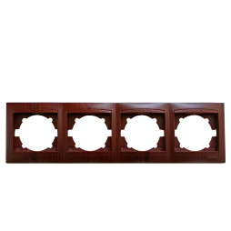 Рамка 4-а LEMANSO Сакура вишня горизонтальна  LMR1513