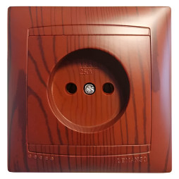 Розетка 1-на LEMANSO Сакура вишня LMR1520