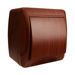 Выключатель накладной 1-й LEMANSO Магнолия вишня LMR2201