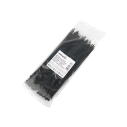 Кабельная стяжка запирающая черная 2,5*200мм. (100шт упаковка)