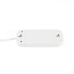 Подовжувач мережевий без заземлення 3 гнізда 3м (2x1мм) білий TITANUM STANDARD