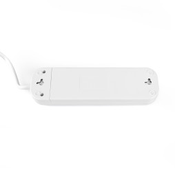 Подовжувач мережевий без заземлення 4 гнізда 3м (2x1мм) білий TITANUM STANDARD