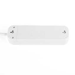 Подовжувач мережевий із заземленням 4 гнізда 3м (3x1.5мм) білий TITANUM STANDARD