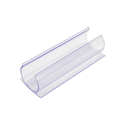 Кріплення до стіни 5см 14*15,7мм для неону 15*15мм 360град. пластик / LM872 прозоре Лємансо