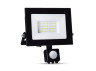 Світлодіодний прожектор Ardero LL-2030ARD 30Вт 6500K з датчиком руху чорний