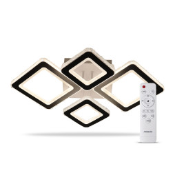 Світлодіодна накладна люстра Ardero AL6164ARD VIVID 88Вт білий