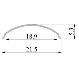 АЛ-06 Опал матовий дифузор 3м LEDUA