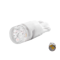 Світлодіодна авто лампа T10-2835-2smd E кераміка білий 24V LEDUA
