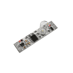 Сенсорний димер (0%, 10%, 40%, 100%) для профілю 12-24V І=3А, пружина 10мм, білий світлодіод М291-10 (білий)